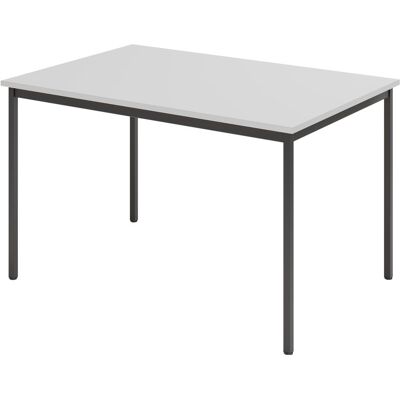 Hammerbacher, Schreibtisch, Besprechungstisch Fuss Vierk.120x80cm Grau (120 x 80 x 72 cm) Hammerbacher, Schreibtisch, Besprechungstisch Fuss Vierk.120x80cm Grau (120 x 80 x 72 cm)