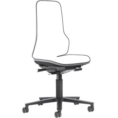 Bimos, Bürostuhl, Arbeitsdrehstuhl Neon Rollen ohne Polsterelement grau 450-620 mm Synchrontechnik (45 - 62 cm) Bimos, Bürostuhl, Arbeitsdrehstuhl Neon Rollen ohne Polsterelement grau 450-620 mm Synchrontechnik (45 - 62 cm)
