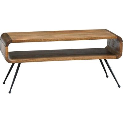 Wohnling, Couchtisch + Beistelltisch, Mango (105 x 40 x 45 cm) Wohnling, Couchtisch + Beistelltisch, Mango (105 x 40 x 45 cm)