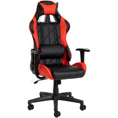 Domoletti CHAIR GAMING GT-GC302 BLACK/RED, Gaming Stuhl, Rot, Schwarz Domoletti CHAIR GAMING GT-GC302 BLACK/RED, Gaming Stuhl, Rot, Schwarz