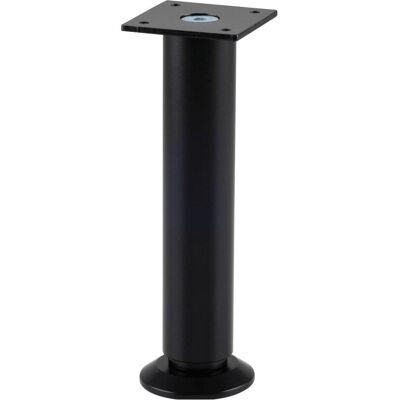Simausrom, Tischbeine + Tischgestell, Dekorfuss 30mm Durchmesser, Länge 160mm, Alu schwarz matt höhenverstellbar Simausrom, Tischbeine + Tischgestell, Dekorfuss 30mm Durchmesser, Länge 160mm, Alu schwarz matt höhenverstellbar