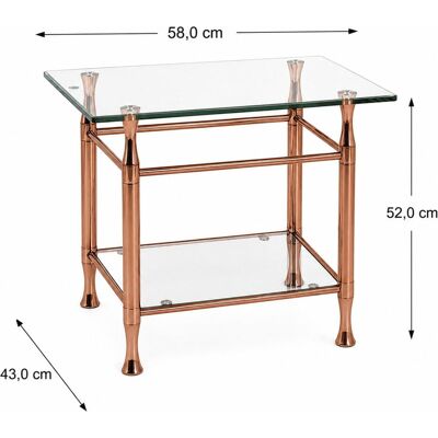 HAKU Möbel, Couchtisch + Beistelltisch, Quinton (43 x 58 x 52 cm) HAKU Möbel, Couchtisch + Beistelltisch, Quinton (43 x 58 x 52 cm)