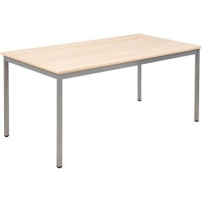 Sodematub, Schreibtisch, Tisch FT168RECT-6515 Buche Silber (160 x 80 x 74 cm) Sodematub, Schreibtisch, Tisch FT168RECT-6515 Buche Silber (160 x 80 x 74 cm)