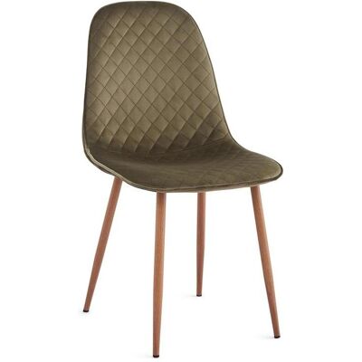 Domoletti, Stühle, Dining room chair Stoke, green/wood Domoletti, Stühle, Dining room chair Stoke, green/wood
