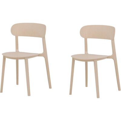 Venture Design Beige Kunststoff Åstol Esszimmerstuhl - Esszimmerstuhl Venture Design Beige Kunststoff Åstol Esszimmerstuhl - Esszimmerstuhl