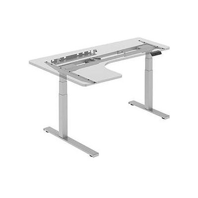 Neutral, Tischbeine + Tischgestell, Powerton ERGO EDGE Ecktischgestell mit elektrisch verstellbarer Höhe 125 kg Tragfäh, grau Neutral, Tischbeine + Tischgestell, Powerton ERGO EDGE Ecktischgestell mit elektrisch verstellbarer Höhe 125 kg Tragfäh, grau