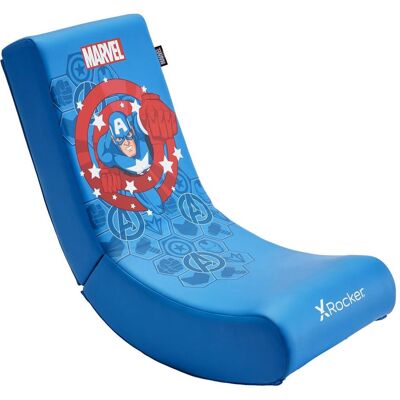 X Rocker Xrocker Marvel Video Rocker Chair - Hero - Captain America, Gaming Stuhl, Blau X Rocker Xrocker Marvel Video Rocker Chair - Hero - Captain America, Gaming Stuhl, Blau
