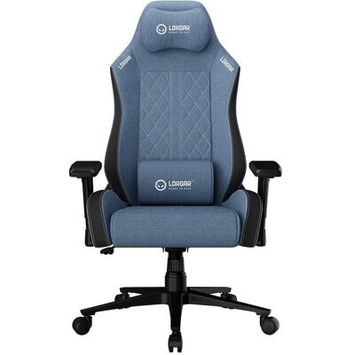 Lorgar CHA41, Ergonomischer Gaming-Stuhl Advanced, hochwertiger, schmutzabweisender Stoff, Blau, Gaming Stuhl, Blau, Weiss, Mehrfarbig Lorgar CHA41, Ergonomischer Gaming-Stuhl Advanced, hochwertiger, schmutzabweisender Stoff, Blau, Gaming Stuhl, Blau, Weiss, Mehrfarbig