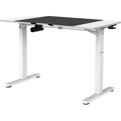Diablo Biurko Chairs EGON 1100 Białe 110 cmx60 cm, Gaming Tisch, Weiss Diablo Biurko Chairs EGON 1100 Białe 110 cmx60 cm, Gaming Tisch, Weiss