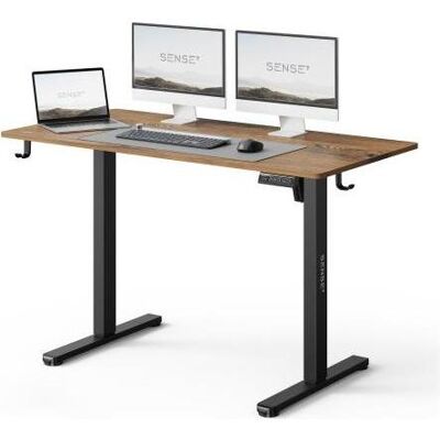 Sense7 Nojo Light, Gaming Tisch, Schwarz, Braun Sense7 Nojo Light, Gaming Tisch, Schwarz, Braun