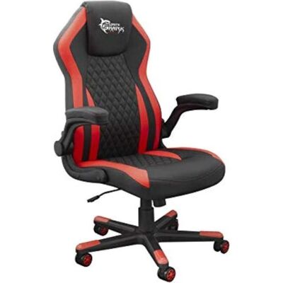 White Shark Dervish Gaming Chair, Black-Red, Gaming Stuhl, Rot White Shark Dervish Gaming Chair, Black-Red, Gaming Stuhl, Rot