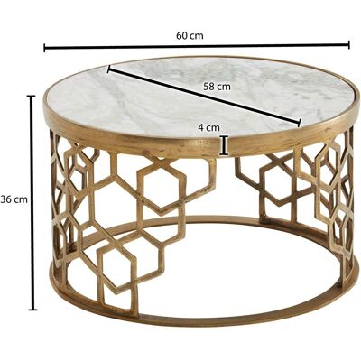 Wohnling, Couchtisch + Beistelltisch, Echter (60 x 60 x 36 cm) Wohnling, Couchtisch + Beistelltisch, Echter (60 x 60 x 36 cm)