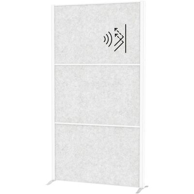 Maul, Trennwand, Akustik-Trennwand MAULconnecto 9611002 hellgrau 100,0 x 182,0 cm (100 x 182 cm) Maul, Trennwand, Akustik-Trennwand MAULconnecto 9611002 hellgrau 100,0 x 182,0 cm (100 x 182 cm)
