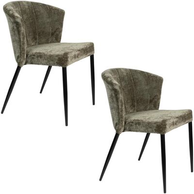 2x Dutchbone, Stühle, Georgia Chair Green 2x Dutchbone, Stühle, Georgia Chair Green