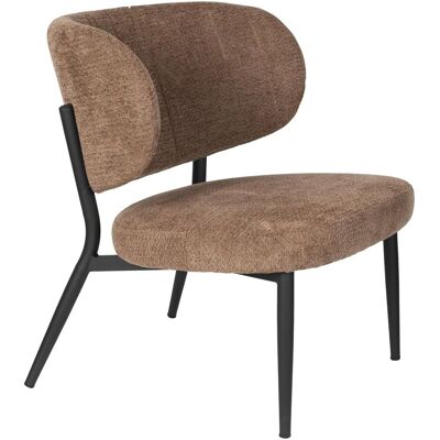 White Label Living, Sessel, Sanne Lounge Chair Orange Grey White Label Living, Sessel, Sanne Lounge Chair Orange Grey
