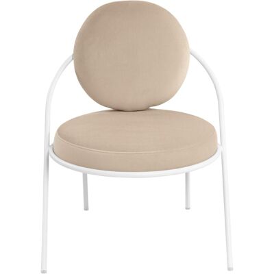 PAPERFLOW Elfenbein Velvet Sessel - Stuhl PAPERFLOW Elfenbein Velvet Sessel - Stuhl