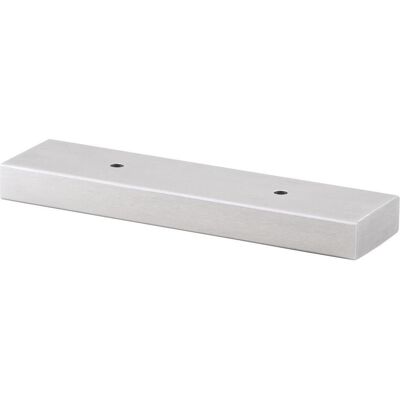 Simausrom, Tischbeine + Tischgestell, Dekorfuss Breite 40 mm, Länge 100 mm, Edelstahl/Kanten gebürstet Simausrom, Tischbeine + Tischgestell, Dekorfuss Breite 40 mm, Länge 100 mm, Edelstahl/Kanten gebürstet