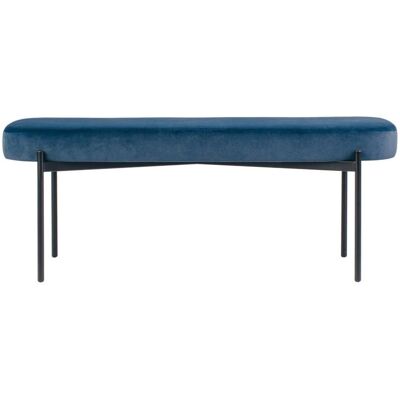 PAPERFLOW Blaue Gaia 118cm Polyester Stoffbank - Sitz PAPERFLOW Blaue Gaia 118cm Polyester Stoffbank - Sitz