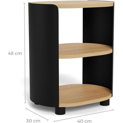 AC Design, Nachttisch, Bowen (40 x 30 x 48 cm) AC Design, Nachttisch, Bowen (40 x 30 x 48 cm)
