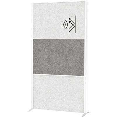 Maul, Trennwand, Akustik-Trennwand MAULconnecto 9612002 dunkelgrau, hellgrau 100,0 x 182,0 cm (100 x 182 cm) Maul, Trennwand, Akustik-Trennwand MAULconnecto 9612002 dunkelgrau, hellgrau 100,0 x 182,0 cm (100 x 182 cm)