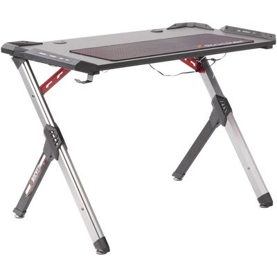 X Rocker lynx ultimate gaming desk with vibrant rgb led side lighting, Gaming Tisch, Schwarz X Rocker lynx ultimate gaming desk with vibrant rgb led side lighting, Gaming Tisch, Schwarz