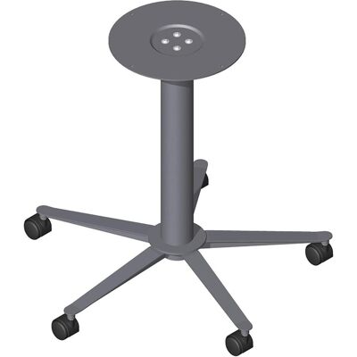 Ziehl, Tischbeine + Tischgestell, Säulentischgestell 5-Stern 695 mm schwarz Ziehl, Tischbeine + Tischgestell, Säulentischgestell 5-Stern 695 mm schwarz