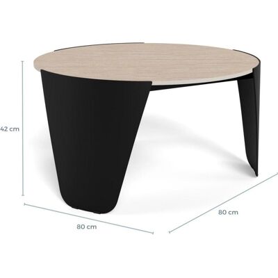 AC Design, Couchtisch + Beistelltisch, Altea (80 x 80 x 42 cm) AC Design, Couchtisch + Beistelltisch, Altea (80 x 80 x 42 cm)