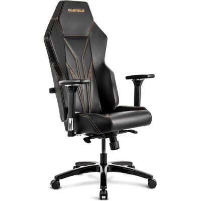 Quersus Sessel VAOS Sessel.2.3. Goldakzent (Schwarz - Gold), Gaming Stuhl, Schwarz, Gold Quersus Sessel VAOS Sessel.2.3. Goldakzent (Schwarz - Gold), Gaming Stuhl, Schwarz, Gold