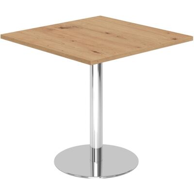 Hammerbacher, Schreibtisch, Besprechungstisch 80x80cm Asteiche/Chrom (80 x 80 x 74.50 cm) Hammerbacher, Schreibtisch, Besprechungstisch 80x80cm Asteiche/Chrom (80 x 80 x 74.50 cm)