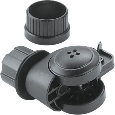 Camar, Tischbeine + Tischgestell, Möbelrolle zu Tischfuss Zoom zylindrisch ø60mm mit Feststeller Kunststoff schwarz Camar, Tischbeine + Tischgestell, Möbelrolle zu Tischfuss Zoom zylindrisch ø60mm mit Feststeller Kunststoff schwarz