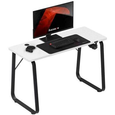 Huzaro Hero 1.5 Weisser Spieltisch 120 cm, Gaming Tisch, Weiss Huzaro Hero 1.5 Weisser Spieltisch 120 cm, Gaming Tisch, Weiss