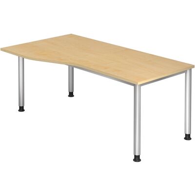 HAMMERBACHER HS18 höhenverstellbarer Schreibtisch - FSC-zertifiziert, 180x80/100 cm HAMMERBACHER HS18 höhenverstellbarer Schreibtisch - FSC-zertifiziert, 180x80/100 cm