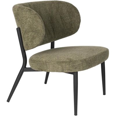 White Label Living, Sessel, Sanne Lounge Chair Green Grey White Label Living, Sessel, Sanne Lounge Chair Green Grey
