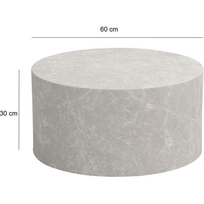 Wohnling, Couchtisch + Beistelltisch, Monobloc (60 x 60 x 30 cm) Wohnling, Couchtisch + Beistelltisch, Monobloc (60 x 60 x 30 cm)