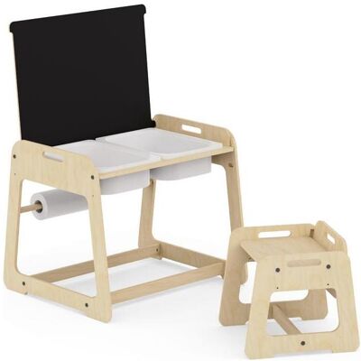 MamaToyz, Kinderstuhl + Kindertisch, MyTable 24+ Tisch, Hocker und Tafel (Kindersitzgruppe) MamaToyz, Kinderstuhl + Kindertisch, MyTable 24+ Tisch, Hocker und Tafel (Kindersitzgruppe)