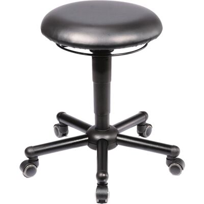 Meychair, Bürostuhl, chair Arbeitshocker 10020 schwarz Kunstleder (46.50 - 59.50 cm) Meychair, Bürostuhl, chair Arbeitshocker 10020 schwarz Kunstleder (46.50 - 59.50 cm)