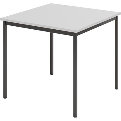 Hammerbacher, Schreibtisch, Besprechungstisch Fuss Vierk. 80x80cm Grau (80 x 80 x 72 cm) Hammerbacher, Schreibtisch, Besprechungstisch Fuss Vierk. 80x80cm Grau (80 x 80 x 72 cm)