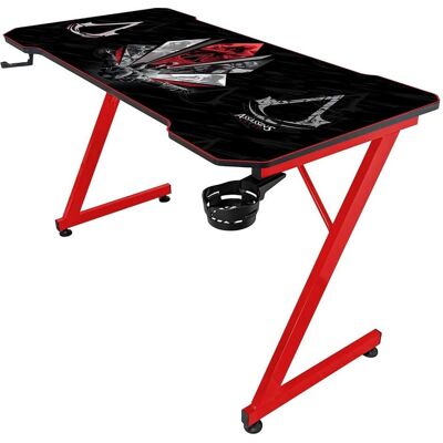 Subsonic Gaming Desk Assassins Creed, Gaming Tisch, Rot, Schwarz Subsonic Gaming Desk Assassins Creed, Gaming Tisch, Rot, Schwarz