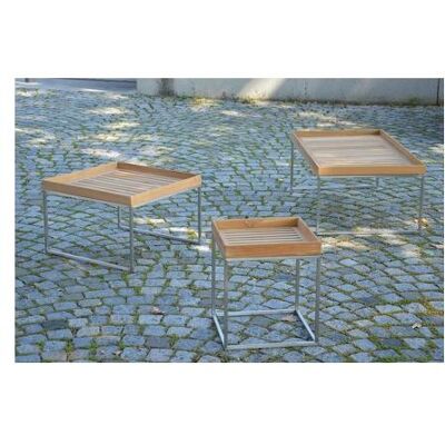 Jan Kurtz, Couchtisch + Beistelltisch, Pizzo (60 x 60 x 40 cm) Jan Kurtz, Couchtisch + Beistelltisch, Pizzo (60 x 60 x 40 cm)