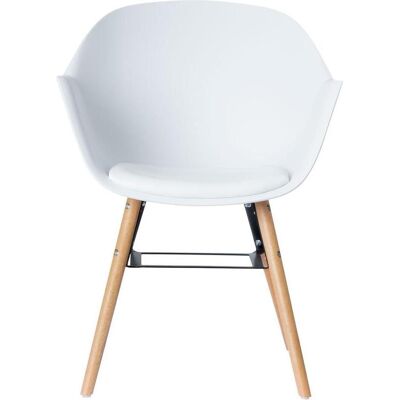 Kaiserkraft Wiseman Stuhl mit Polstern - Weiß Ergonomisches Design Kaiserkraft Wiseman Stuhl mit Polstern - Weiß Ergonomisches Design