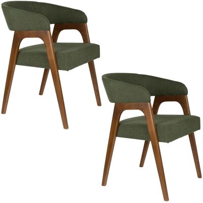 2x Dutchbone, Stühle, Adamello Chair Green 2x Dutchbone, Stühle, Adamello Chair Green
