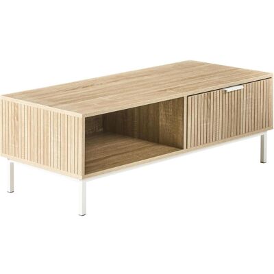 Beliani, Couchtisch + Beistelltisch, Royalla (50 x 110 x 40 cm) Beliani, Couchtisch + Beistelltisch, Royalla (50 x 110 x 40 cm)