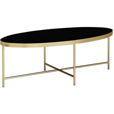 Wohnling, Couchtisch + Beistelltisch, Gold (110 x 56 x 40 cm) Wohnling, Couchtisch + Beistelltisch, Gold (110 x 56 x 40 cm)