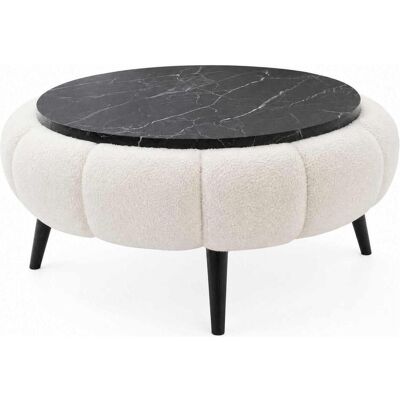 Homitis, Couchtisch + Beistelltisch, Papatya 60 Coffee Table (60 x 60 x 44 cm) Homitis, Couchtisch + Beistelltisch, Papatya 60 Coffee Table (60 x 60 x 44 cm)