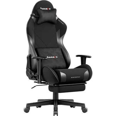 Huzaro Fotel gamingowy Force 5.7 Black, Gaming Stuhl, Schwarz Huzaro Fotel gamingowy Force 5.7 Black, Gaming Stuhl, Schwarz