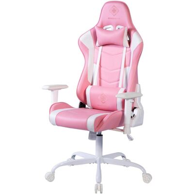 Deltaco GAM-096-P Ergonomischer Bürostuhl - Rosa Deltaco GAM-096-P Ergonomischer Bürostuhl - Rosa