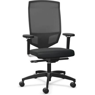 Dauphin, Bürostuhl, Drehstuhl AJ 5775 NPR Kunststoff Schwarz (41 - 55 cm) Dauphin, Bürostuhl, Drehstuhl AJ 5775 NPR Kunststoff Schwarz (41 - 55 cm)