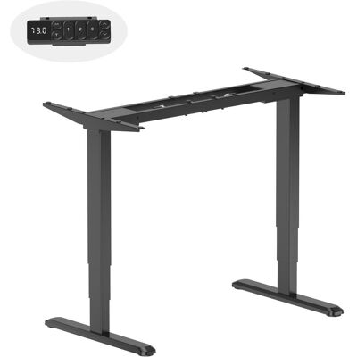 Equip Tischbeine + Tischgestell, Schreibtischgestell Dual Motor elektr. 125Kg schwarz Equip Tischbeine + Tischgestell, Schreibtischgestell Dual Motor elektr. 125Kg schwarz