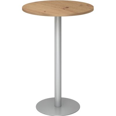 Hammerbacher, Bartisch, Stehtisch 80cm rund Asteiche/Silber Hammerbacher, Bartisch, Stehtisch 80cm rund Asteiche/Silber