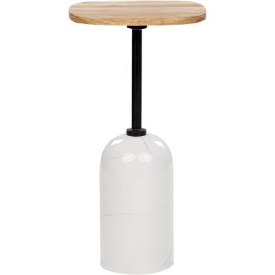 Beliani Beistelltisch Helles Holz Weißes Metallgestell Modernes Nachttisch Beliani Beistelltisch Helles Holz Weißes Metallgestell Modernes Nachttisch